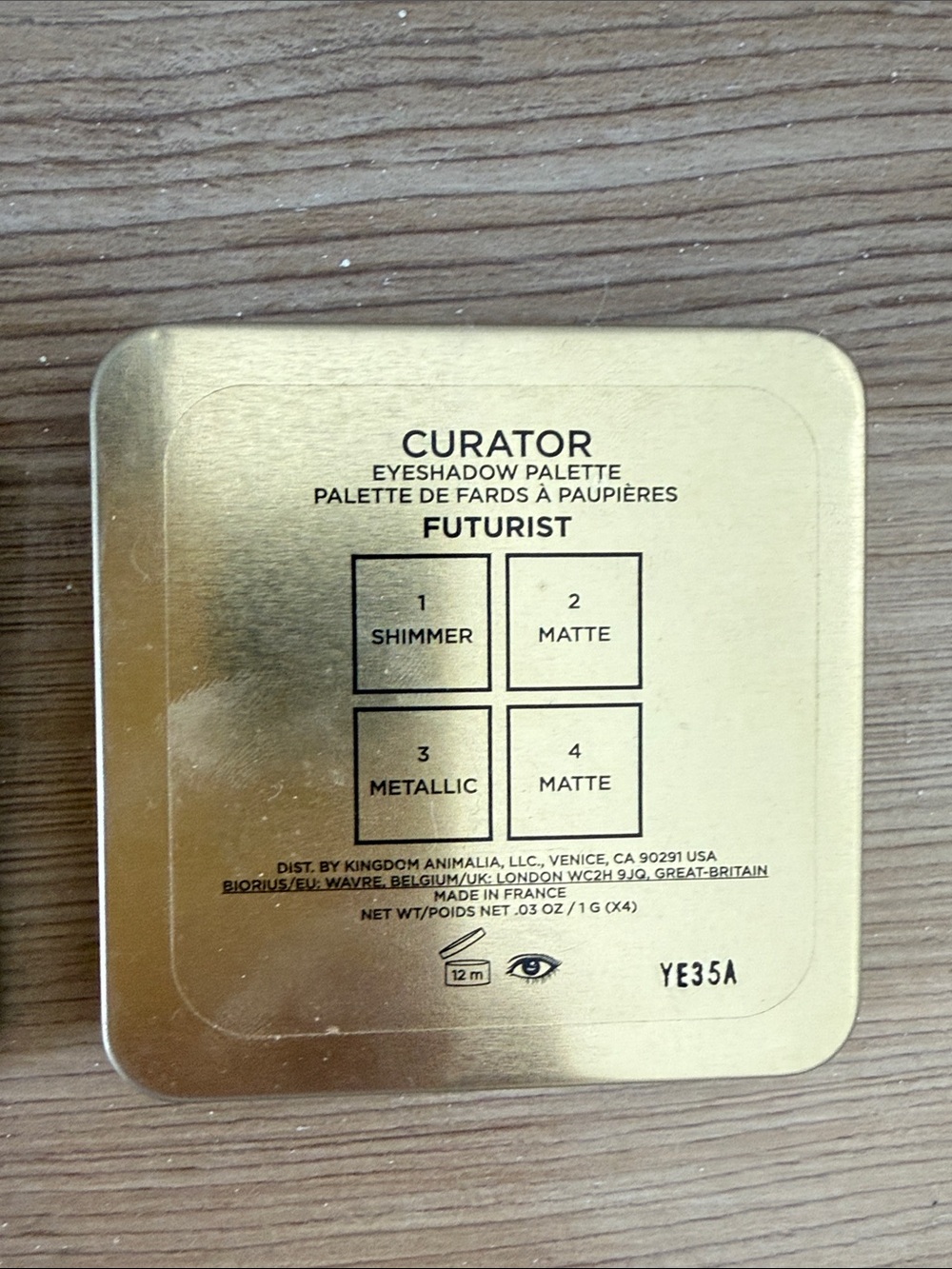 Hourglass Dual 4-Shade Eyeshadow Quads — Pink & Warm Neutral - Picture 5 of 7